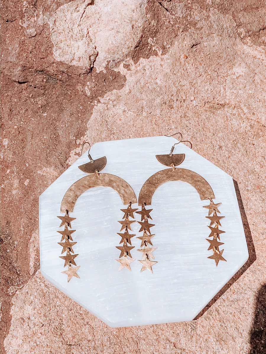 Constelation Star Arch Earrings